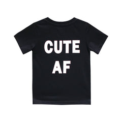 CUTE AF BOYS SMALL PRINT TEE